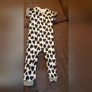 Baby cat and jack heart printed romper size 24 month